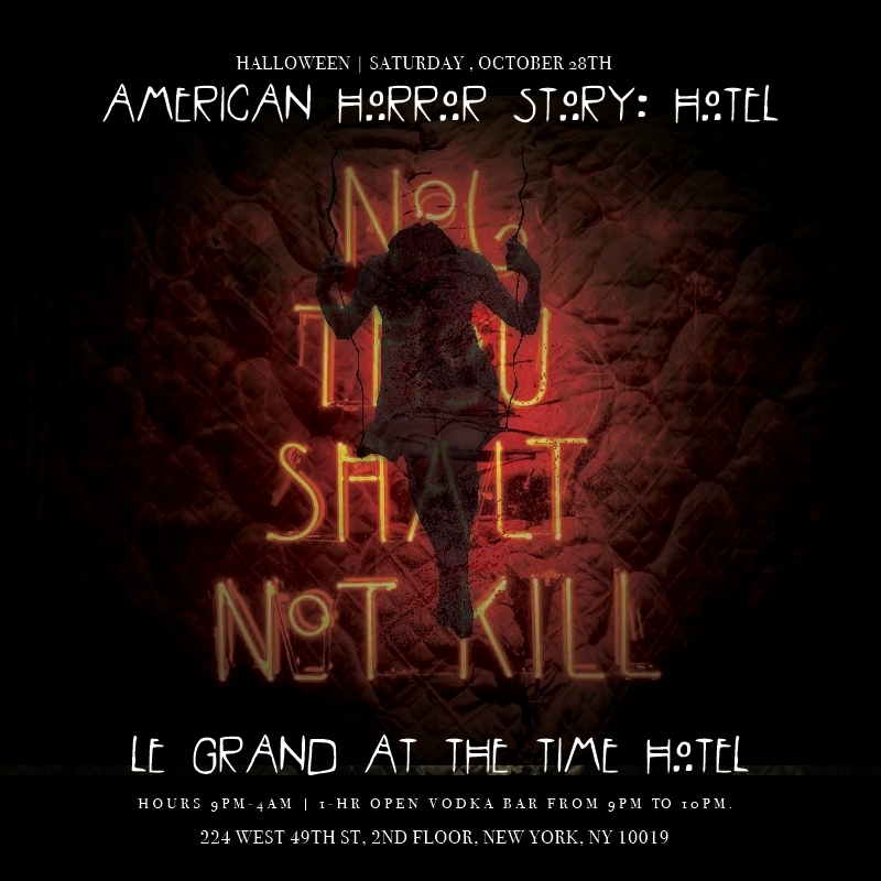 American Horror Story – Time Hotel Halloween 2017 NYC #ahs, #halloween, #hallowe…