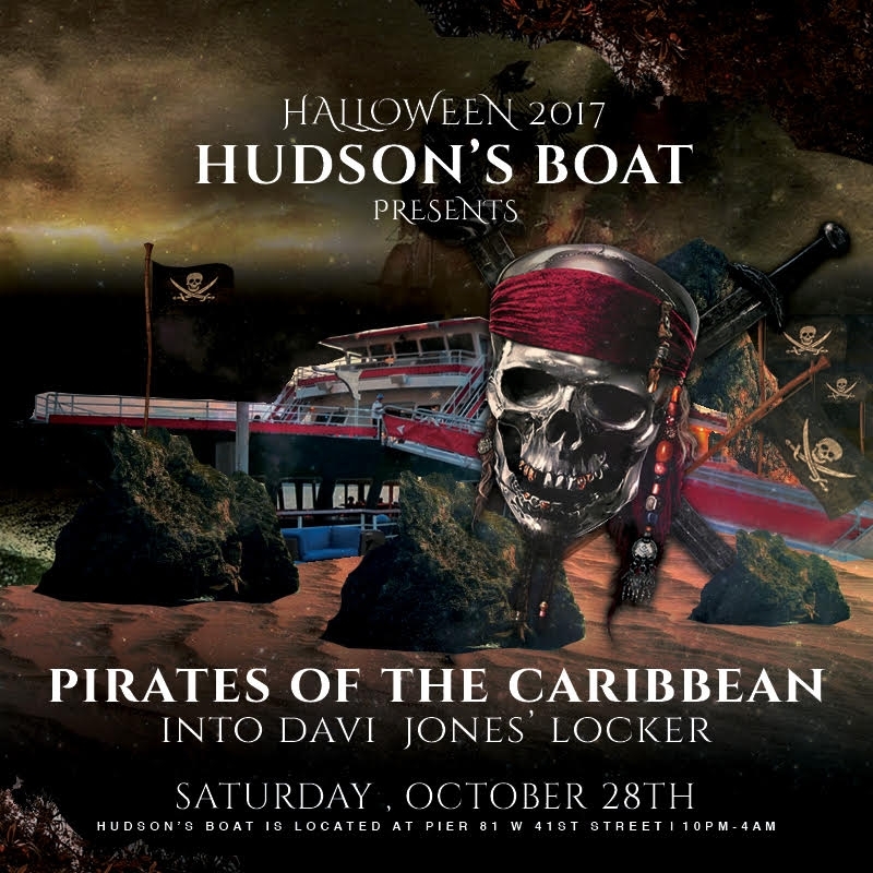 Pirates of the Caribbean: Davy Jones Yacht Party Halloween Event NYC 2017 #davyj…