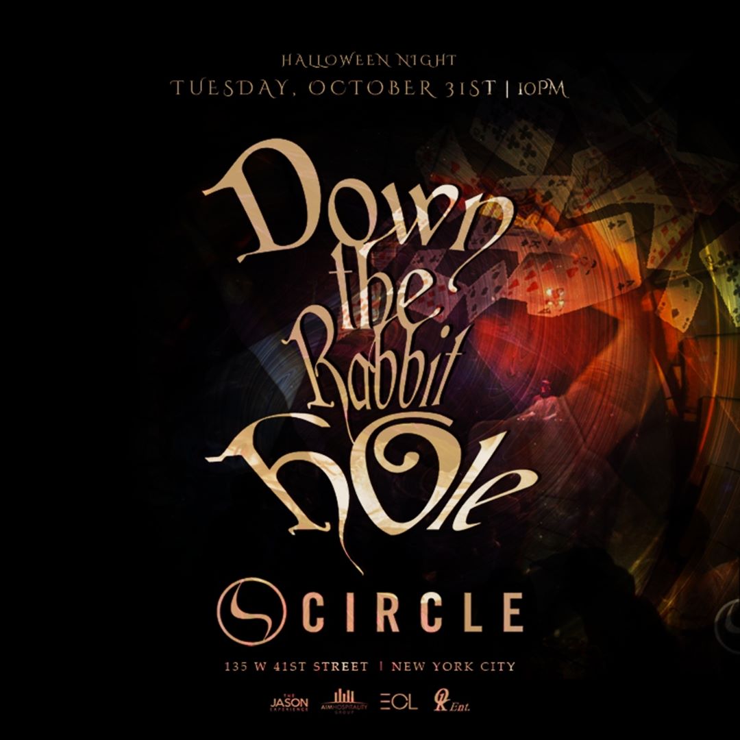 Halloween Night in NYC – Down the Rabbit Hole at Circle October 31st 2017 #2017h…