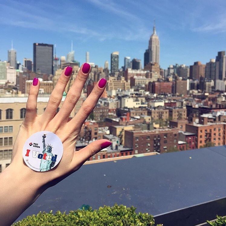 Go out and vote, New York! : @chelseanichole…  #rooftopbarsnyc #nyclife #nycnigh…