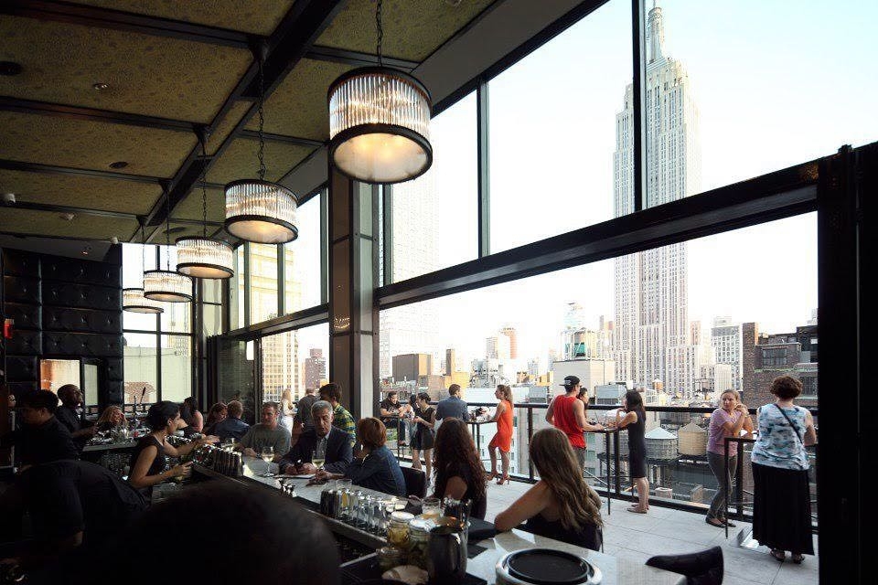 Skies are clear! See you tonight for an end of week celebration…. #rooftopbarsny…