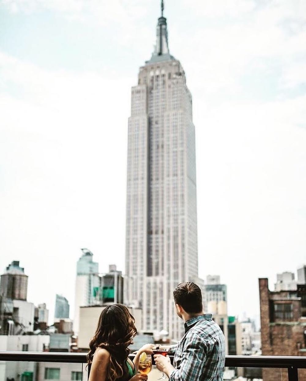 Taking on Manhattan, manhattan in hand. : @jhanna_n…  #rooftopbarsnyc #nyclife #…