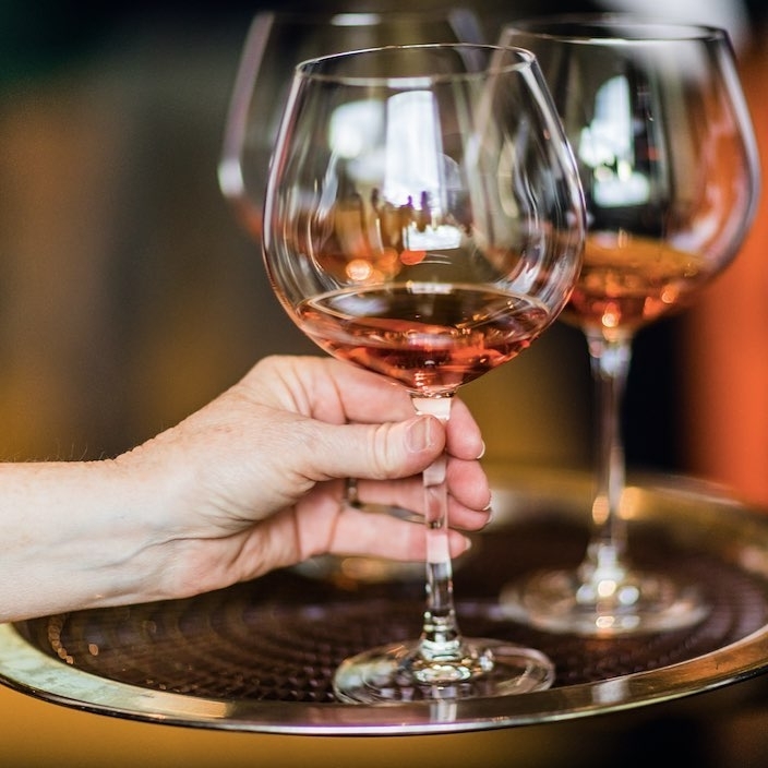 This warm weather has us feeling like rose! Tonight only come in for JCB Rose fo…