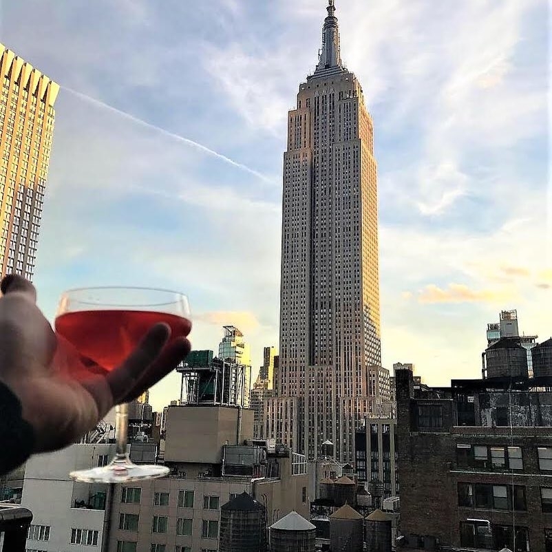 We’re loving this warm weather in November. Let’s cheers to that! : @dgerowpr…  …