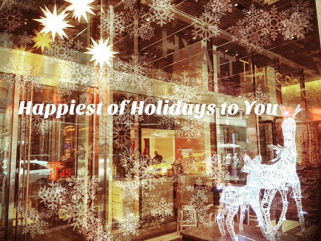 We wish you a happy, safe and meaningful #holidayseason #POTF #InAHyattWorld #NY…