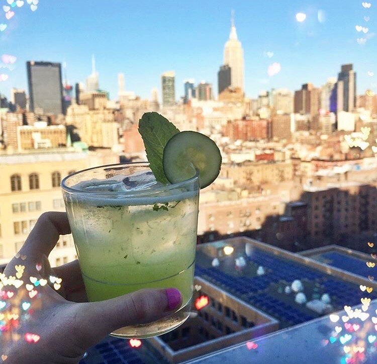 Just in time for Spring season! Try our Cucumber Smash on the roof this gorgeous…