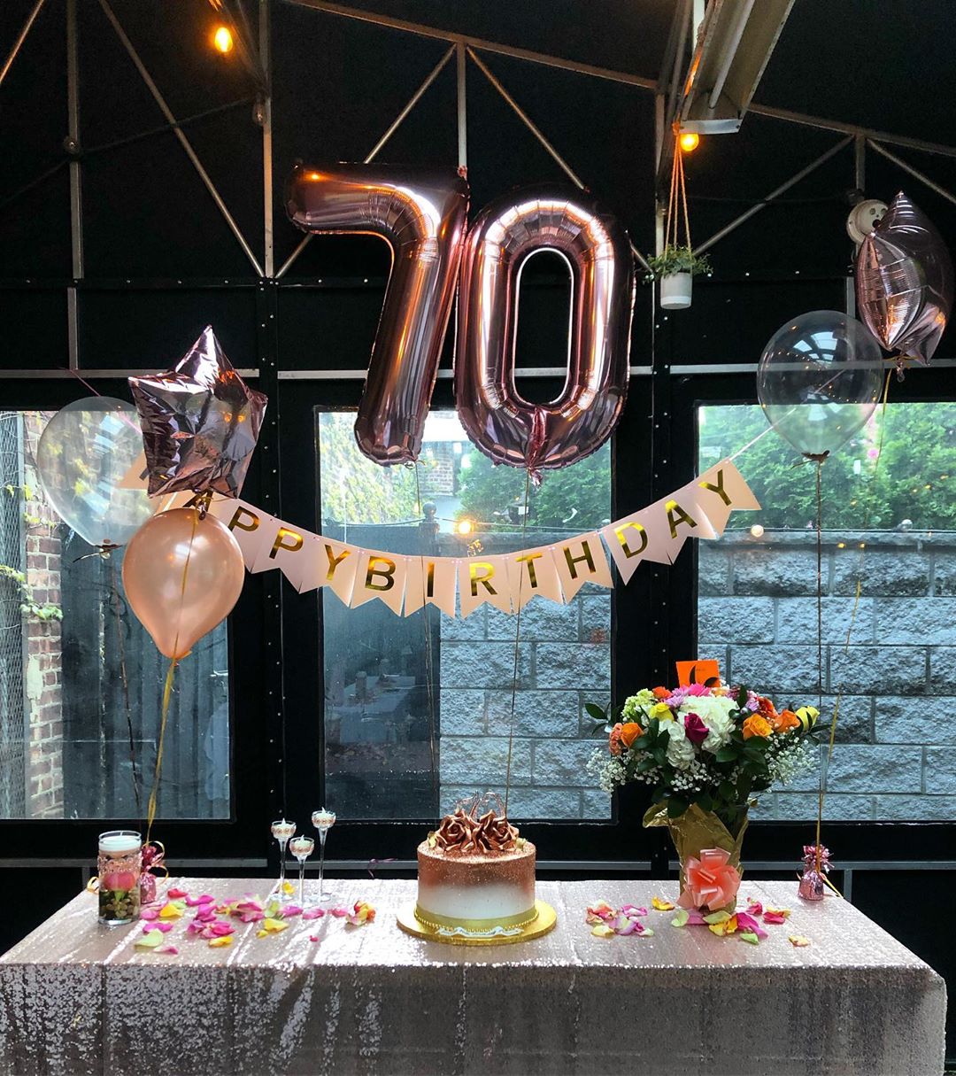 Surprise 70th Birthday Dinner!#Birthday #BirthdayDinner #DinnerNYC #BirthdayPart…