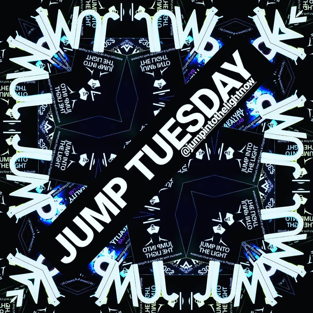JUMP TUESDAY
Every Tuesday we are closed to the public (so no vr games) but OPEN…