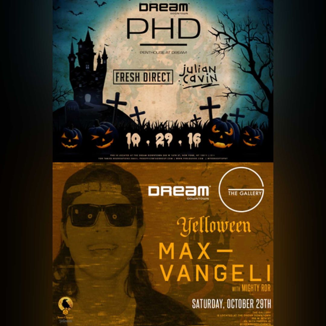 Halloween at Dream Downtown #2016halloween, #dreamhotel, #dreamnyc, #halloweenny…