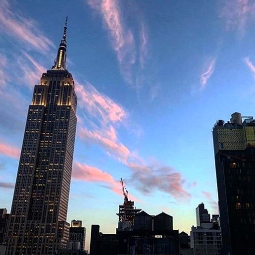 A beautiful New York day becoming a lovely New York night.  @kristina.marie93…  …