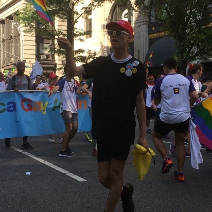 Biggest & happiest #HyPride #GayPride Parade #InAHyattWorld #HyattFam ️… …
