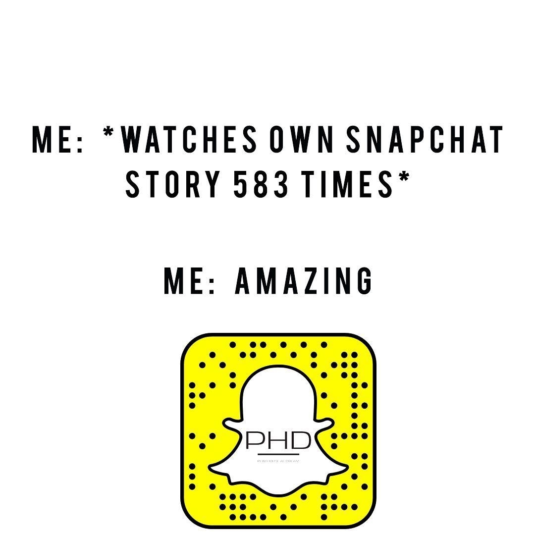 Who else is guilty?

We are. Make sure you’re following us on snapchat at “PHDRo…