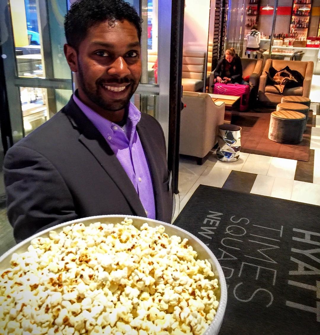 Happy #NationalPopcornDay from #Timessquare #NYC #GoodTimes #InAHyattWorld snap …