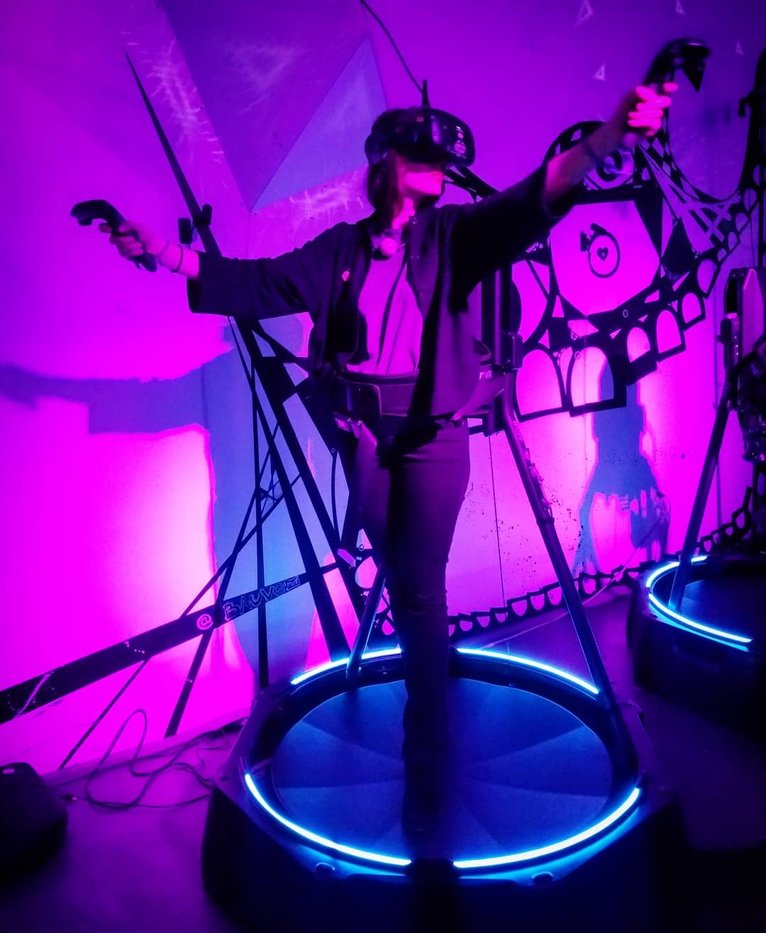 Check out our new attraction! VR Treadmill, allowes you to move and even run in …