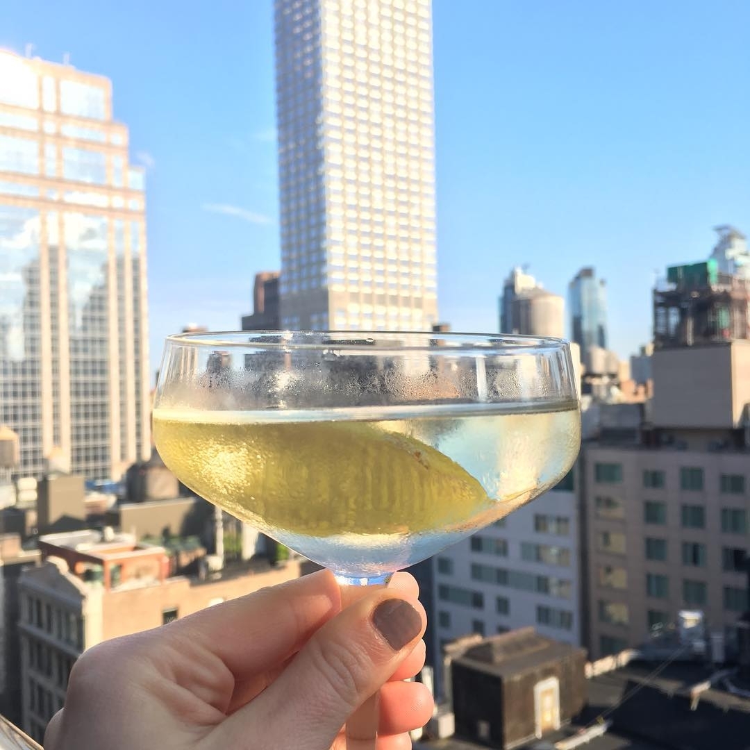 The Lily Lemon, making a sunny day even brighter ️… #rooftopbarsnyc #nycl…