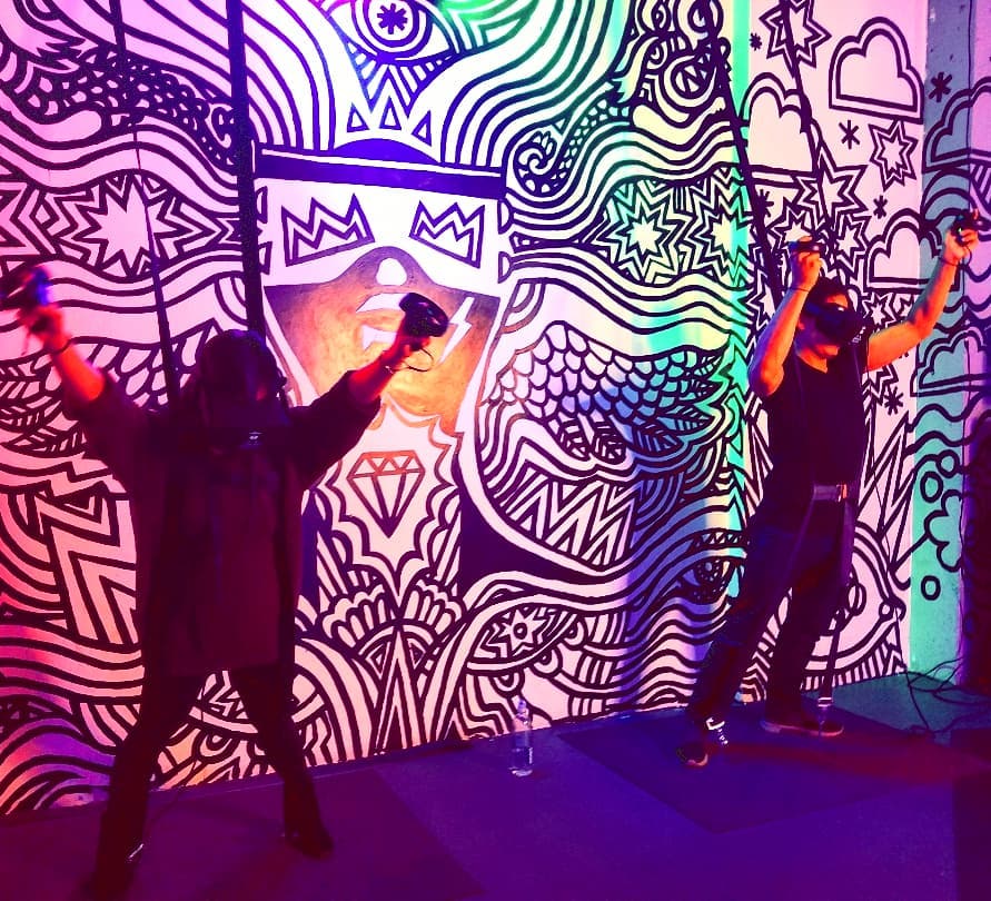 VR is super social you can skydive with a partner or play laser tag and many oth…