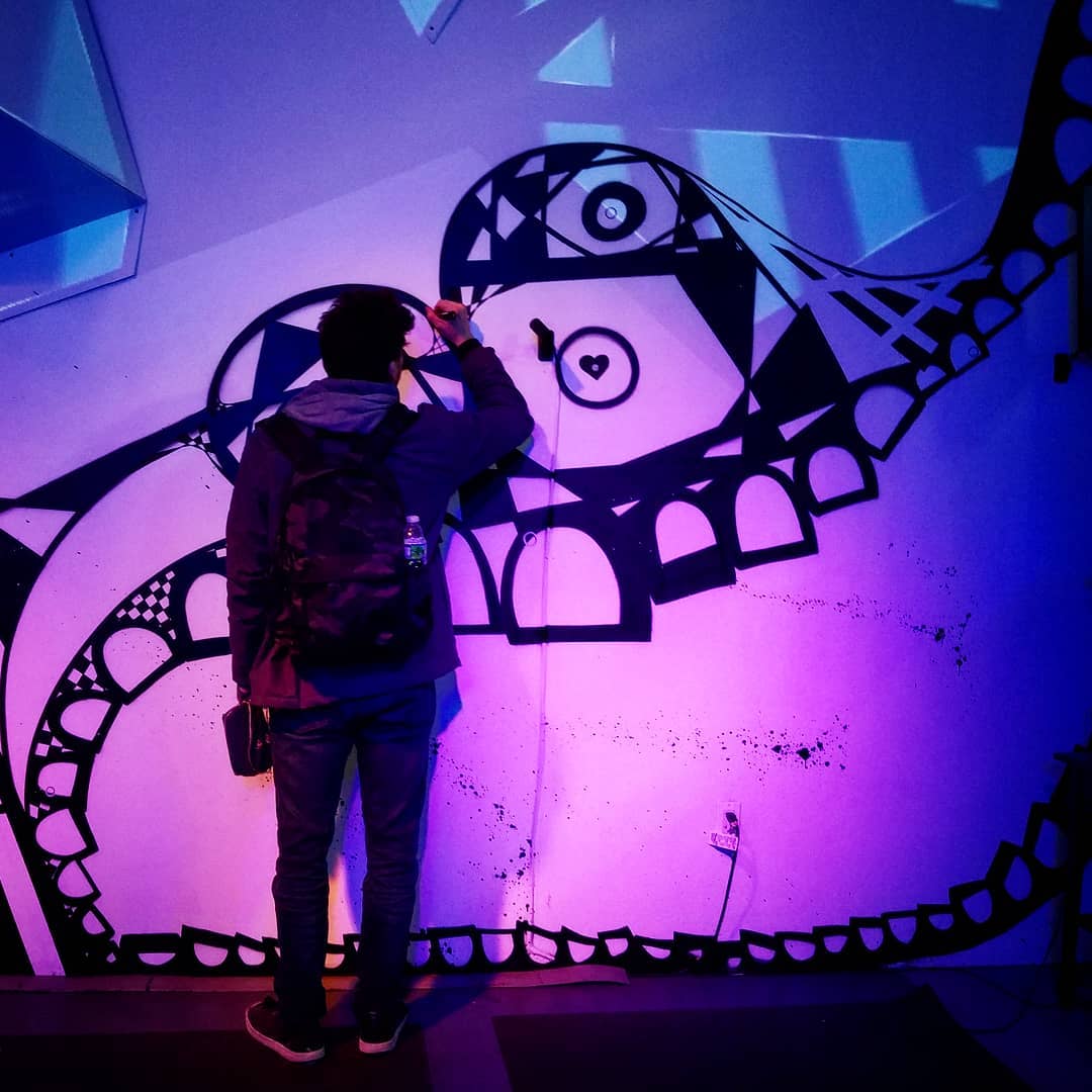 @bauvez making final touchups to his mural at our space. We feel super gratefull…