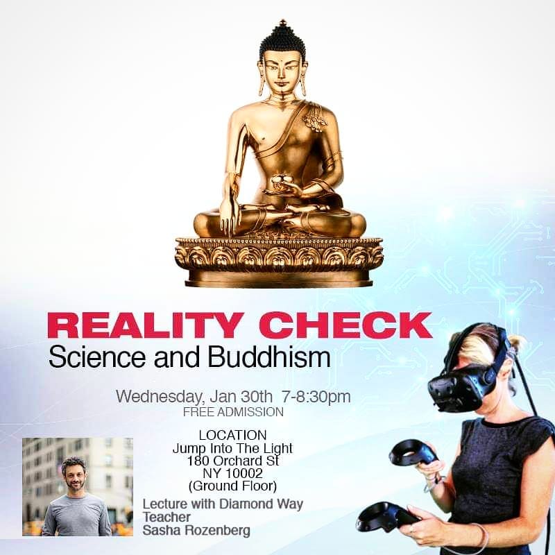 Tonight at 7pm we will be talking about Buddhism and Science with theoretical ph…