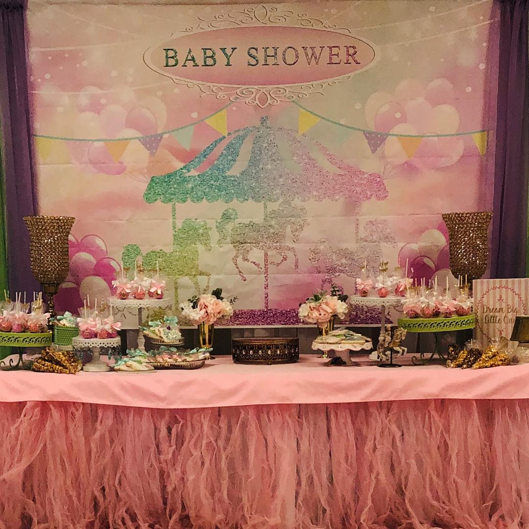 Carousel Baby Shower Theme.  
Contact us for your next event. 
For info.: .
 919…