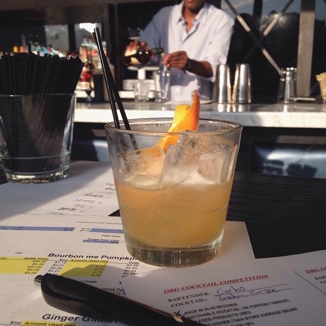 Shaking up a few cocktails for The David Burke Group’s first Cocktail Competitio…
