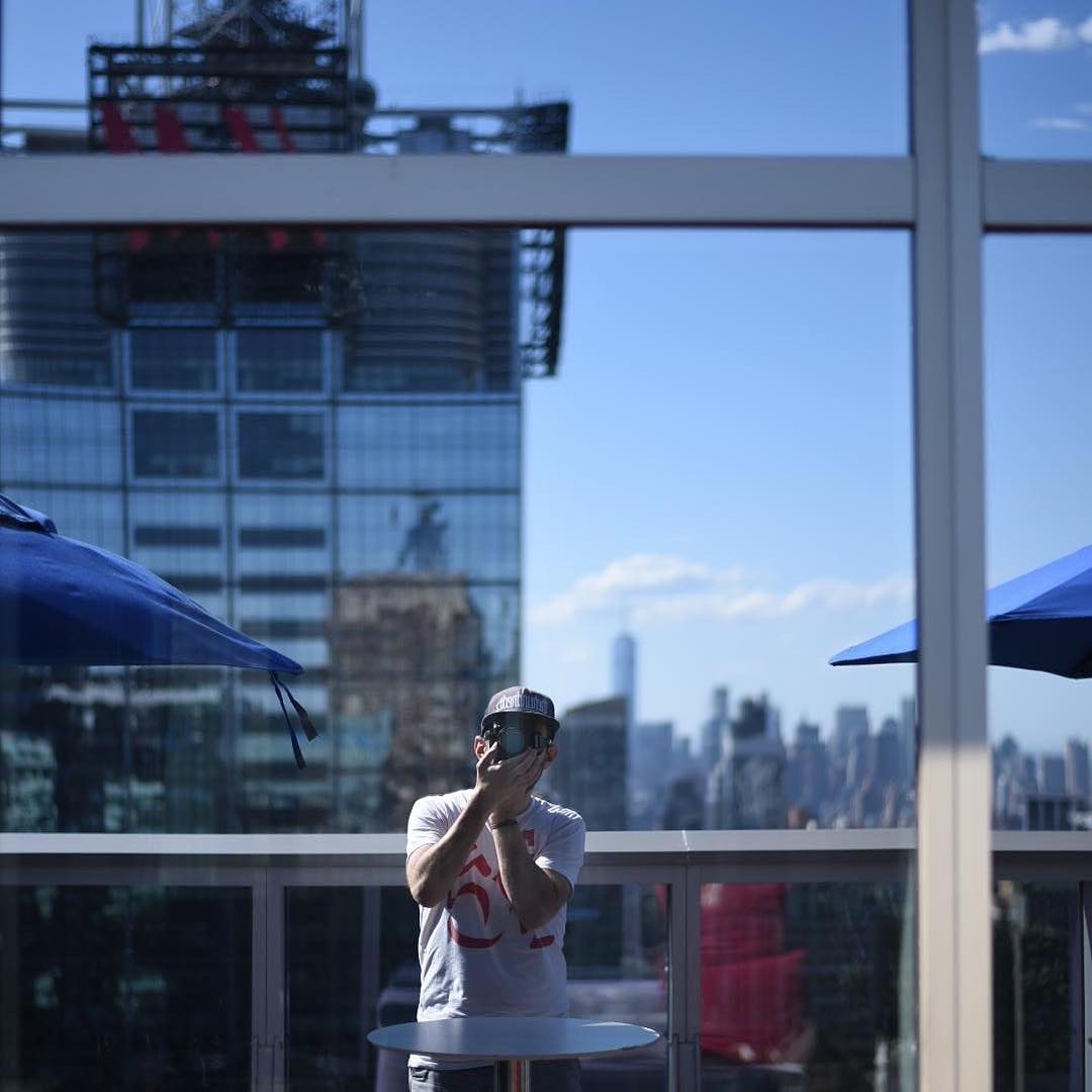 At #Bar54 you’ll have the perfect #Backdrop of #NYC like @sizipbeak #Selfie #InA…