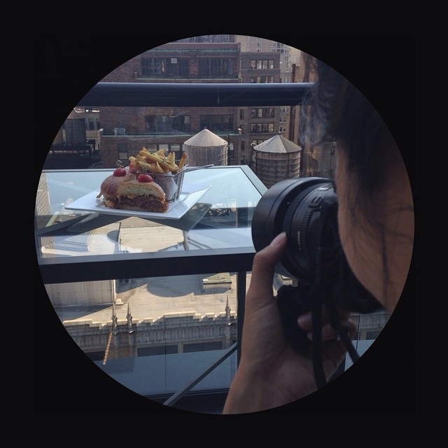 A little #BTS (behind the scenes) for #NYFW – @melissa_hom shoots a runway worth…