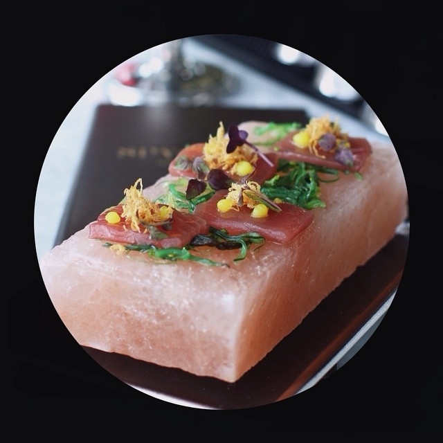 #IntoTheSpyglass – Tuna Sashimi 
A menu as beautiful as the view…. #intothespygl…