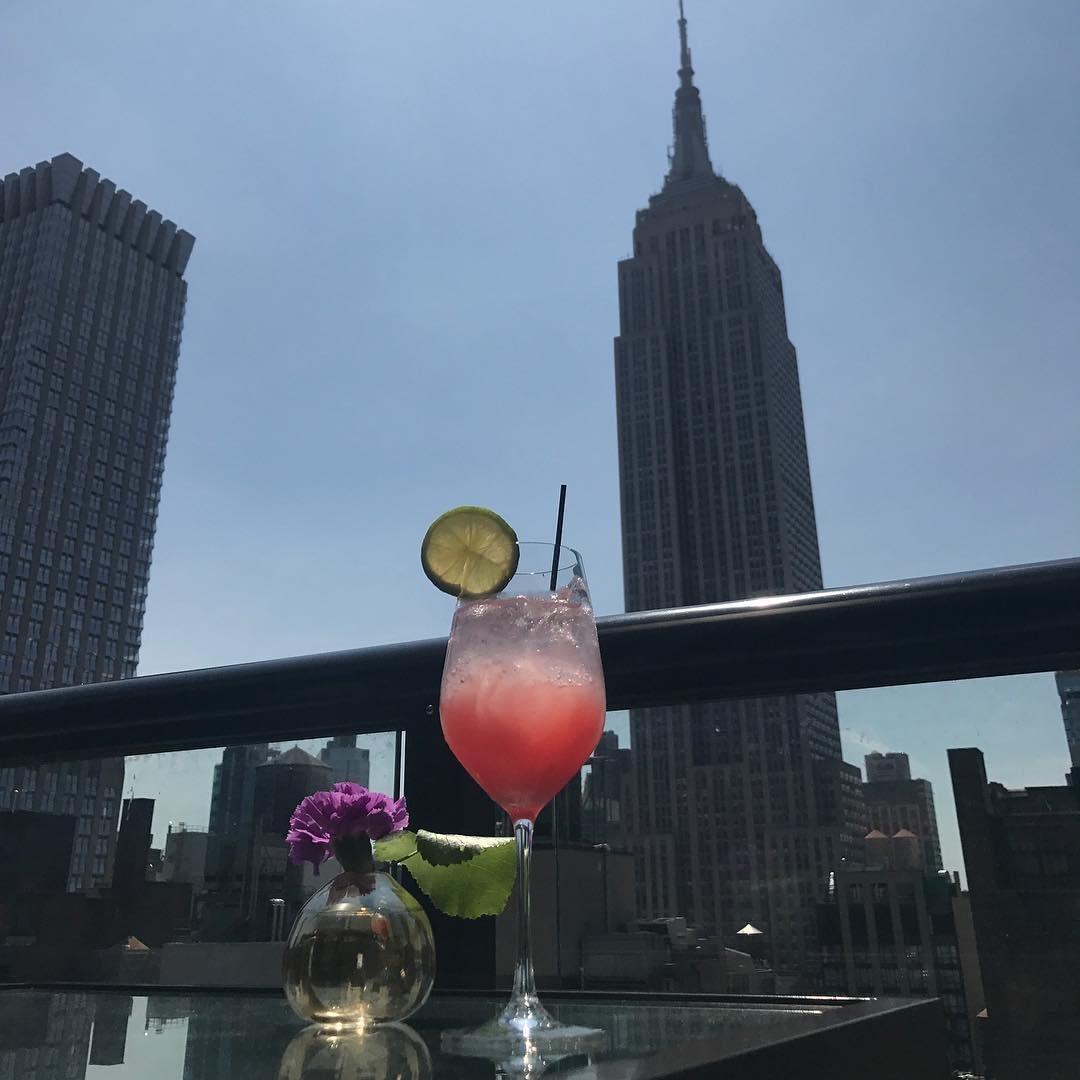 Soaking up this sun! #summerforever… #summerforever #rooftopbarsnyc #nyclife #ny…