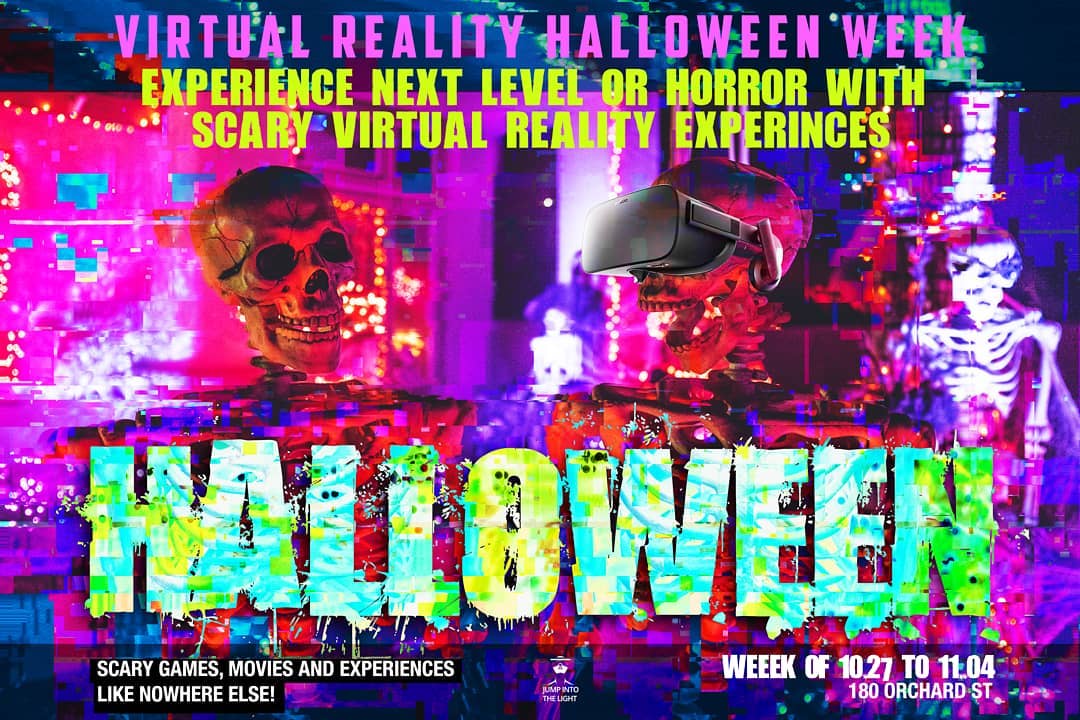 We are kicking off out VR HALLOWEEN week! Come by and experience scary VR: shoot…