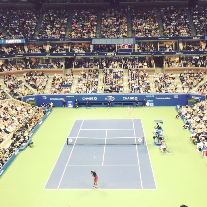 #boomerang #ibmsports at the #arthurashestadium @usopen with the @grandhyattnyc …
