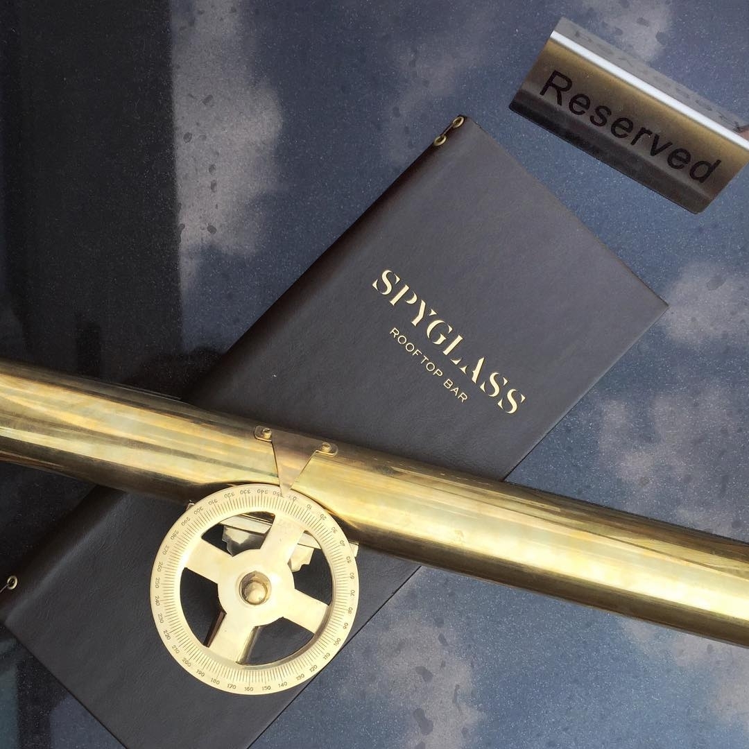 Our namesake. (Spoiler alert: It is a spyglass.)… #rooftopbarsnyc #nyclife #nycn…