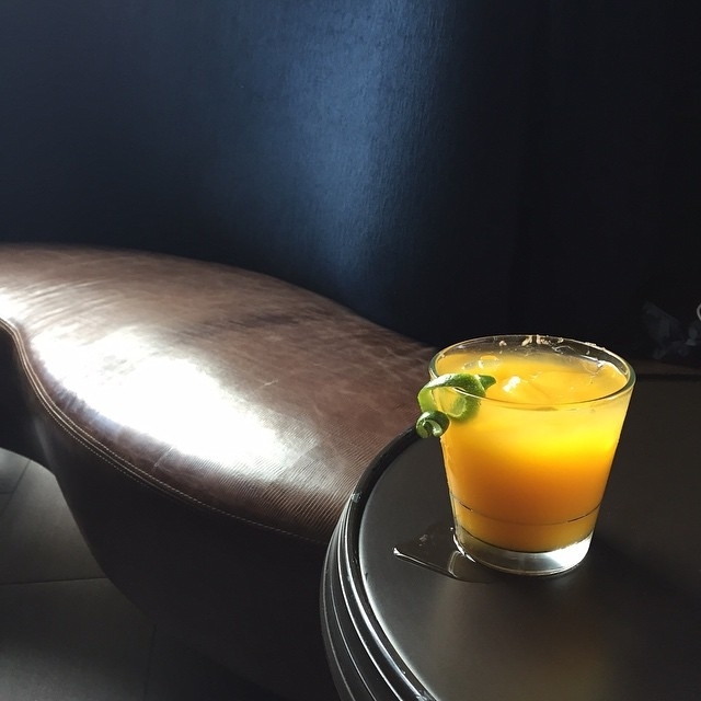 Chill vibes tonight w/ our Angry Mango. #rainraingoaway #rainyday… #rainraingoaw…