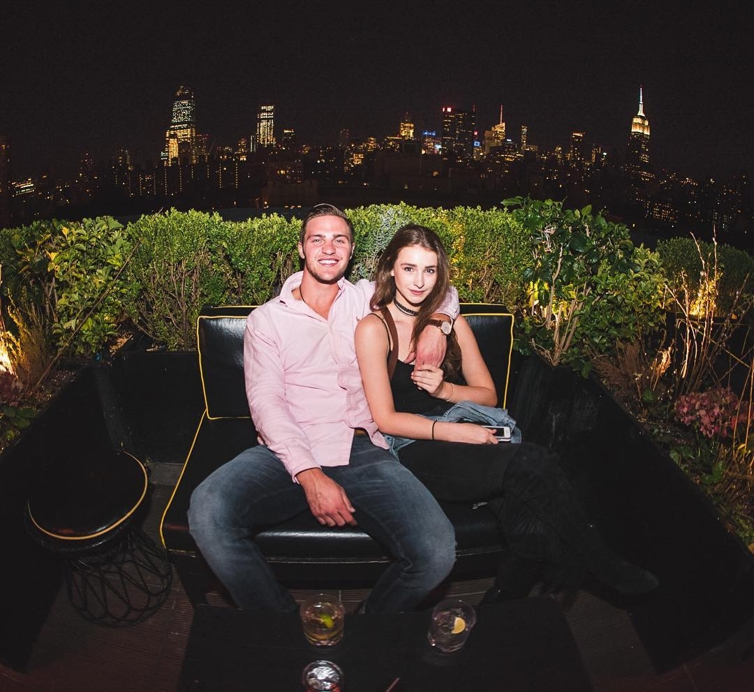 Table for ️ + = a perfect date night…. #rooftopbarsnyc #nyclife #nycnight…