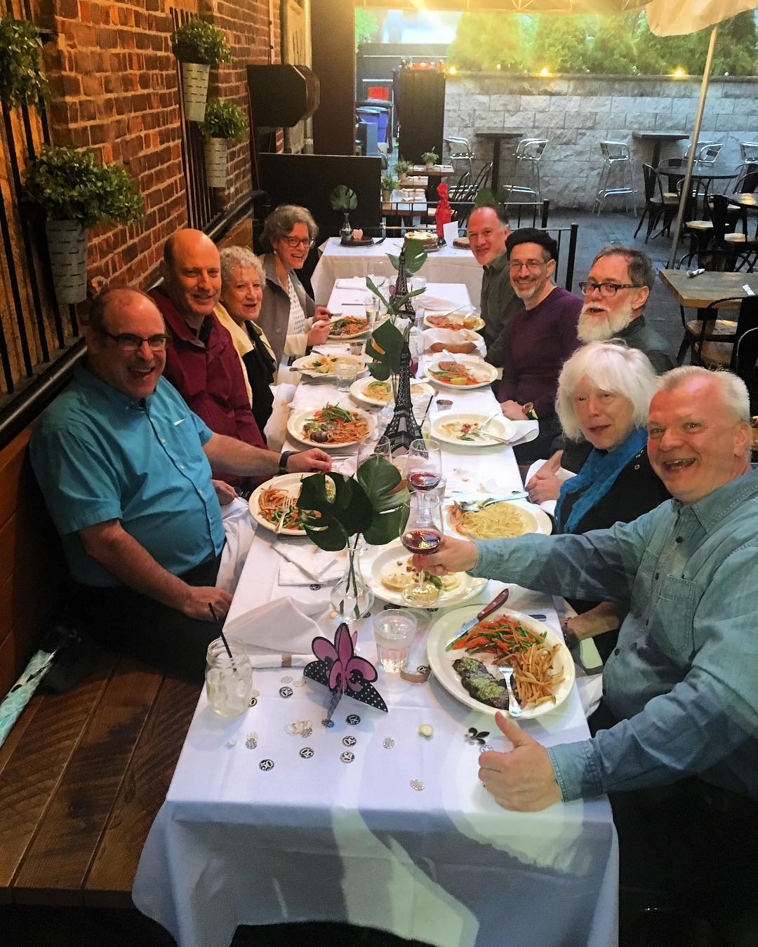 50th Birthday Party in the Garden Patio!!!  #Birthday #BirthdayNYC #BirthdayDinn…