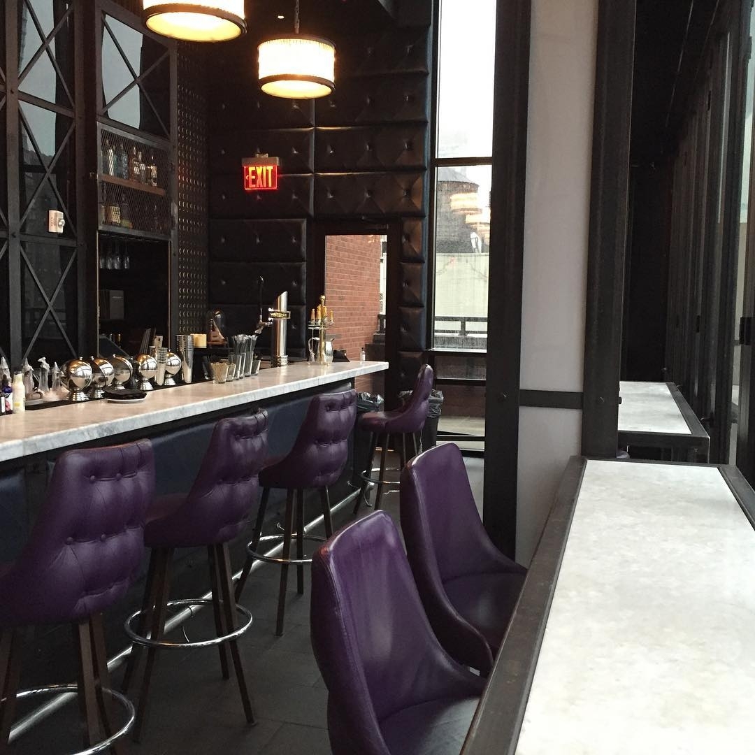 Is it rooftop season yet? Until then, our bar is always open to catch a drink…. …