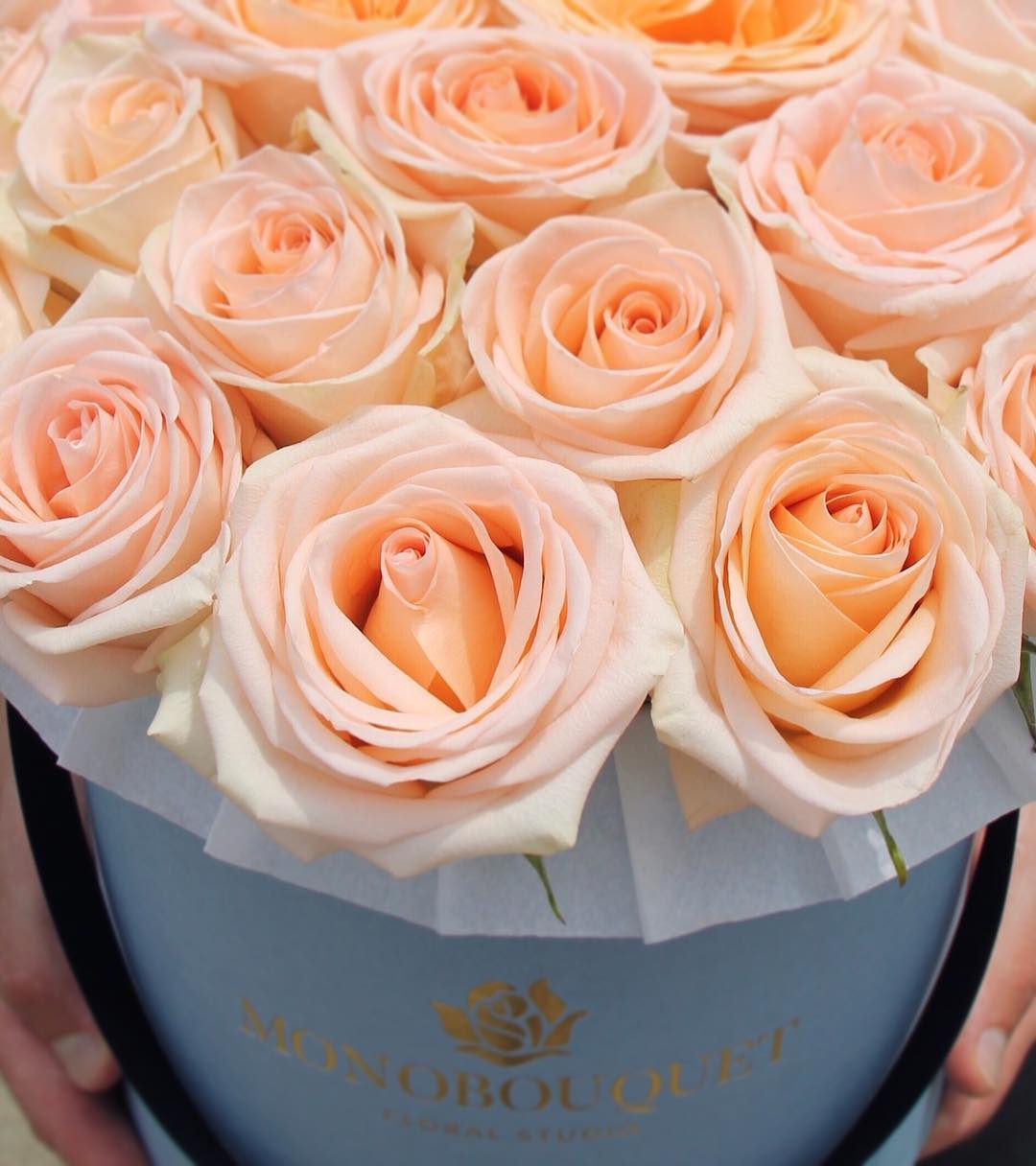 A stylish bouquet of unique special roses. A gentle, matte shade on the petals d…