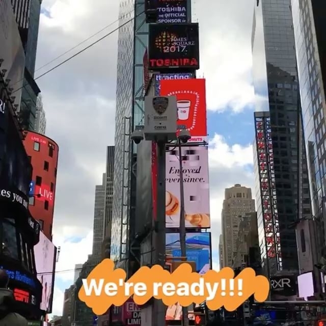 We’re ready to ring in the #NewYear @timessquarenyc stay connected and share you…
