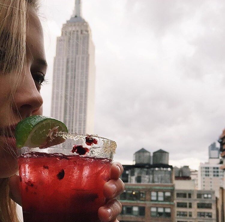 Our Empire State cocktail is perfect anytime, no matter the weather:
Hendrick’s …
