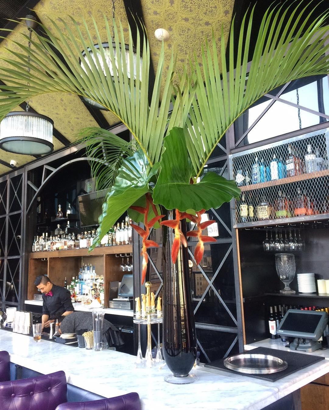 A tropical paradise by @essenceotgarden  Our rooftop will be open all week so yo…