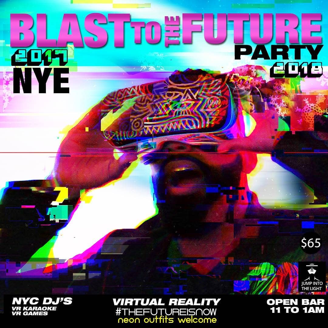 BLAST TO THE FUTURE!!!
NYExVR Party!! Celebrate New Year’s like no-one else! You…