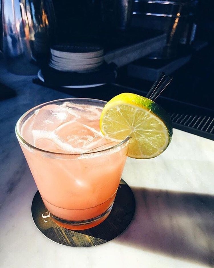 Peach Caipirinha  w/ avua cachaça, peach, lime & simple syrup!
 @earlybird…  #ro…