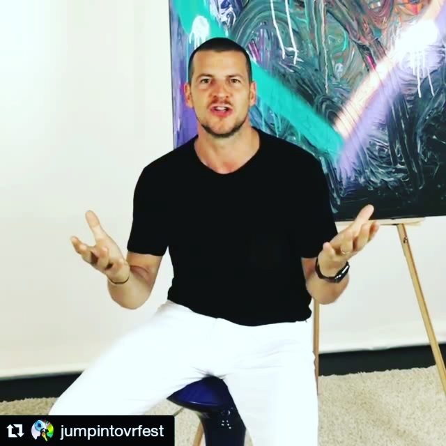 #RichardCumming – founder of @twogoatsinc – is ready for #JumpIntoVrFestival ! W…