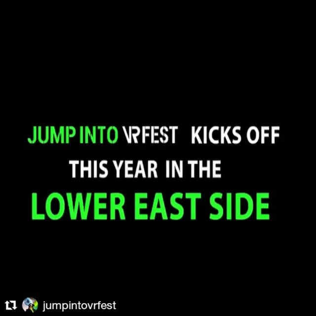 This weekend!!
Don’t miss one of NYC’s biggest VR events of the year!!!
Tickets …
