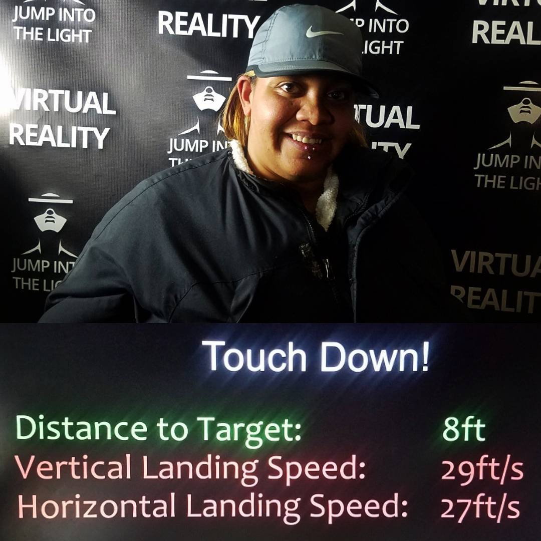 Touch down!! Best #VR skydiving score sofarby @Spazz_the_gemini at 8ft distance …