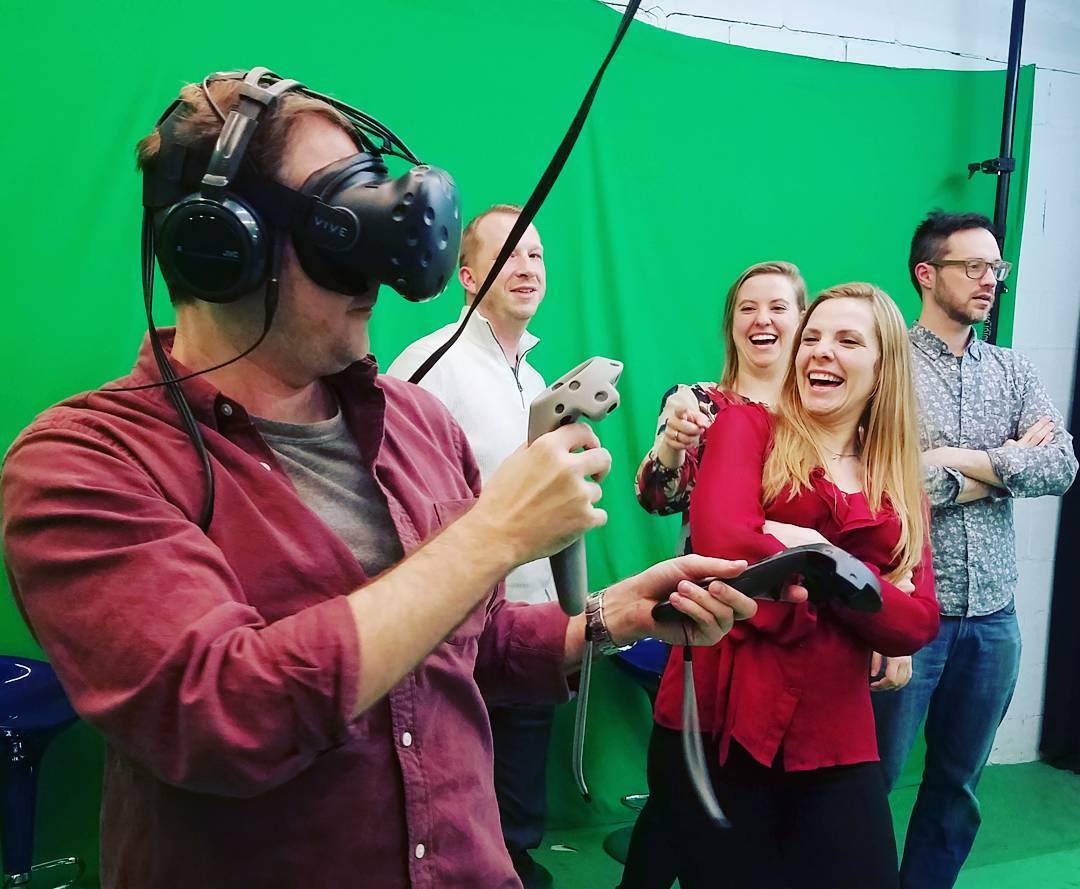 Test your fear of zombies in VR.. and make your friends laugh as they watch your…