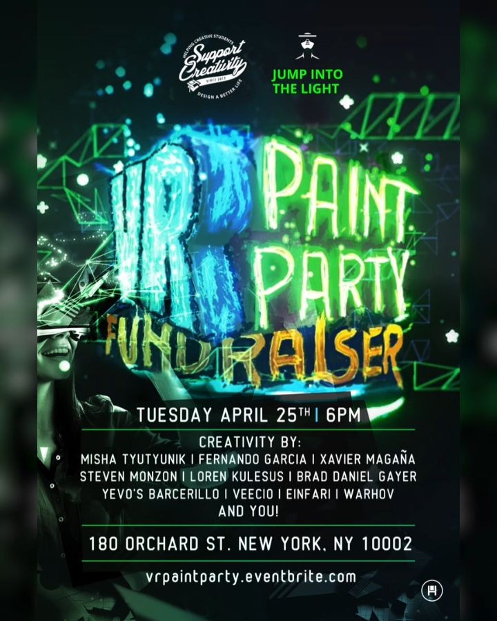 Get your tickets for the VR PAINT PARTY fundraiser 

 vrpaintparty.eventbrite.co…