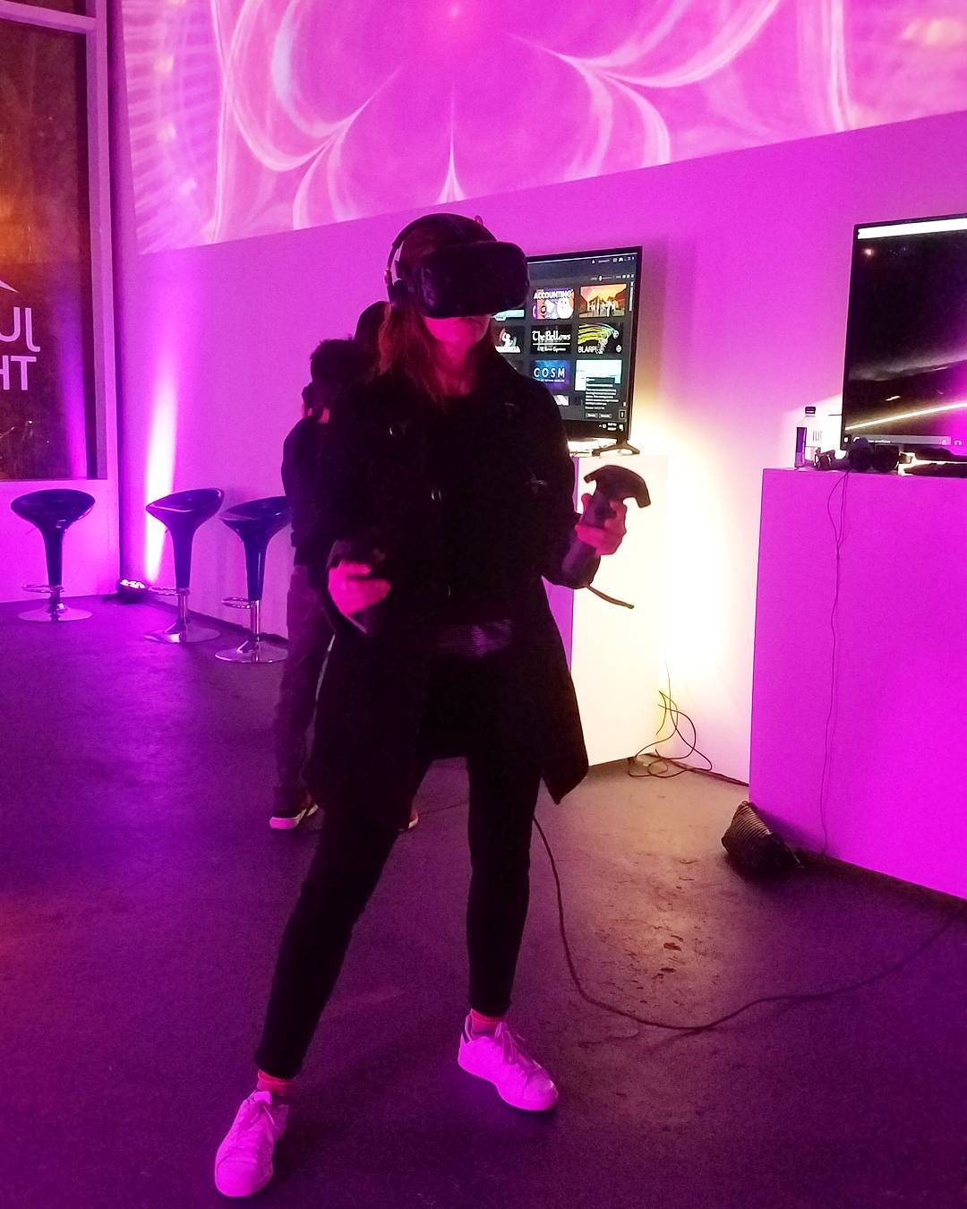 Lovley visit from @ginagershon 
#vrcinema #vrplaylab #jumpintovr #jitl #actress …