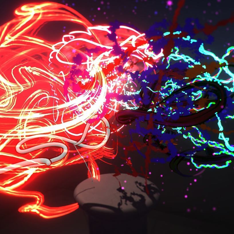 Paint with fire and lights in VR @jumpintothelight
#vrart #painting #virtualreal…