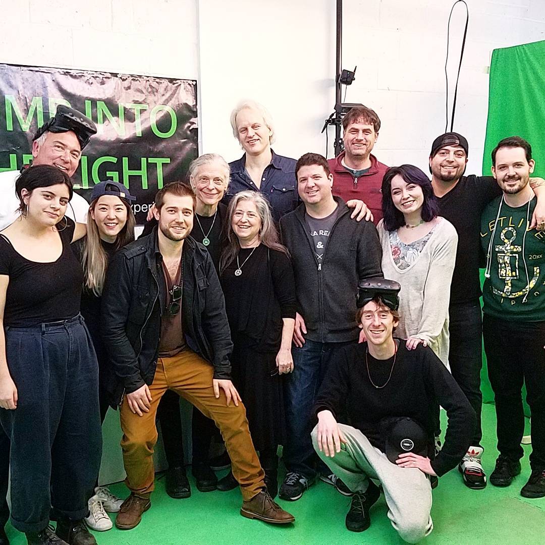 Visionarry artists Alex and Allyson Grey visiting Jump Into The Light and explor…