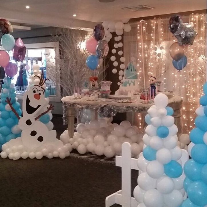 Frozen Birthday Themed. 
Contact us for your next event. 
Base out of NC and NYC…